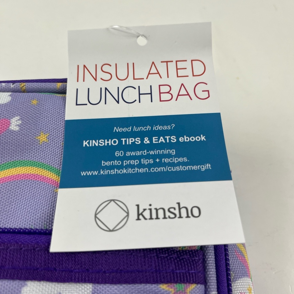 Whimsical Purple Unicorn Bag with Insulated Design